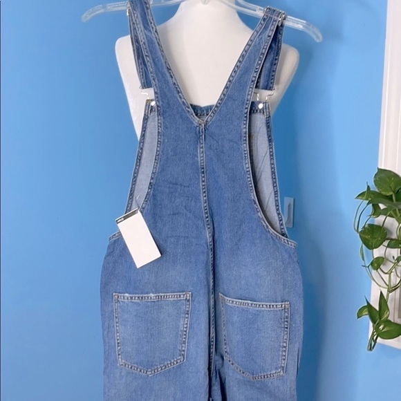 NEW mango blue medium tejano soft denim overall US S - Picture 5 of 9
